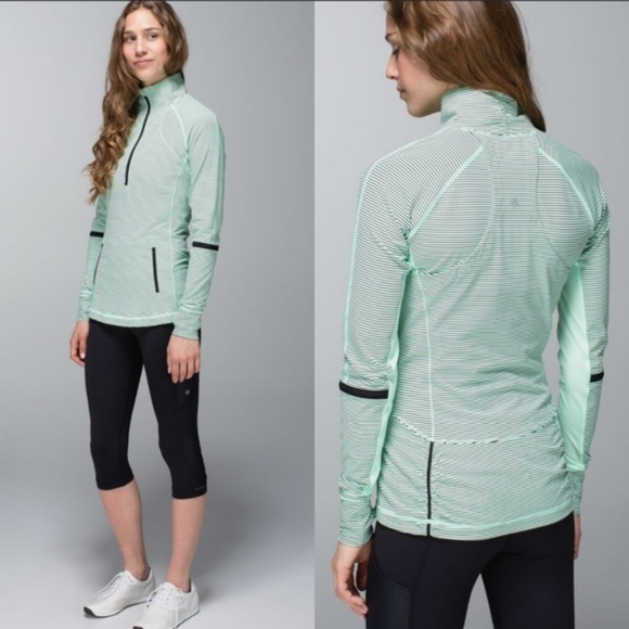 lululemon athletica Tops - ❤️2/$50❤️ Lululemon Race With Grace 1/2 Zip